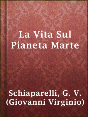 cover image of La Vita Sul Pianeta Marte